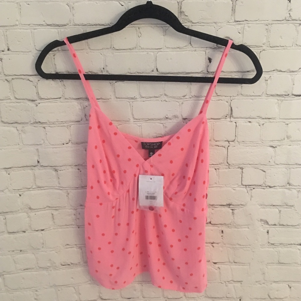 Top shop polka dot top